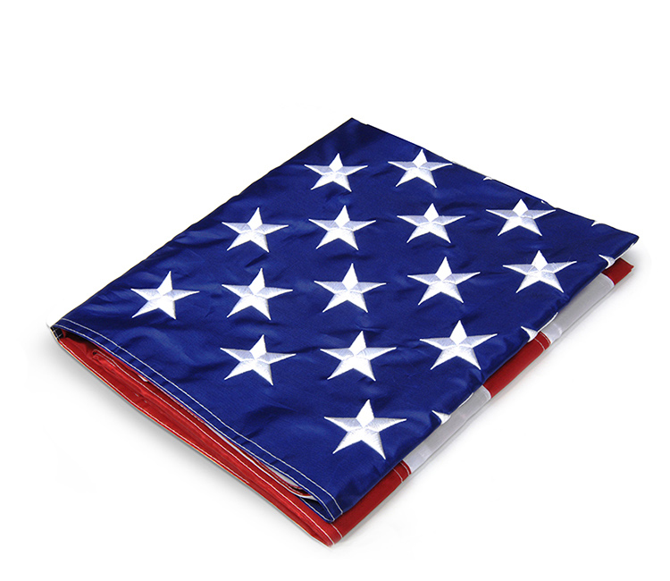 Waterproof CMYK Color Outdoor Country Flags , 90*150cm Custom Polyester Flags