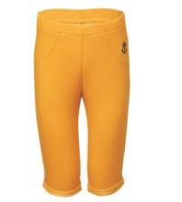 China Plain Woven Cotton 95% Spandex 5% Children Dark Yellow Trousers wholesale