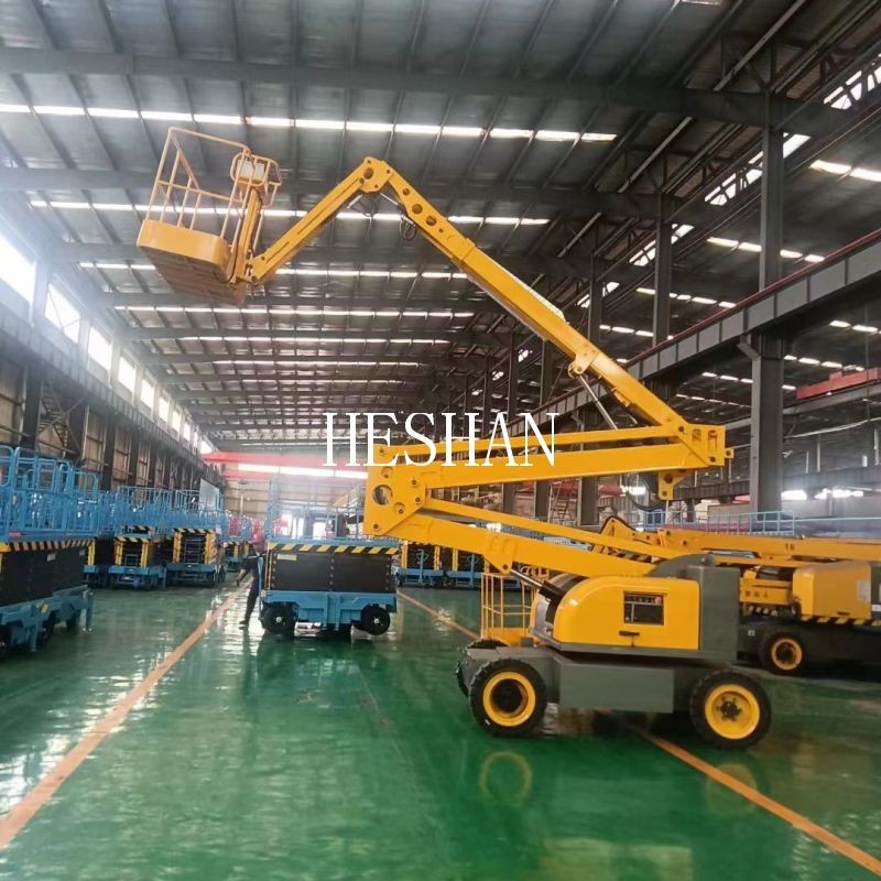12-30m Lift Aerial Work Trailer Mounted Telescopic Articulated Hydraulic Cherry Picker