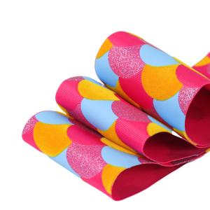 China Durable Polyester Grosgrain Ribbon , Fancy Style Logo Printed Ribbon wholesale