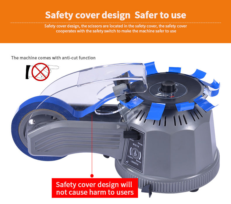 NSA Gummed Paper Turntable Tape Dispenser , Automatic Sealing Tape Dispenser