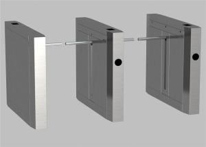 China Automatic Security Electronic Turnstiles Speed Gate Turnstile With Mirron Finished wholesale