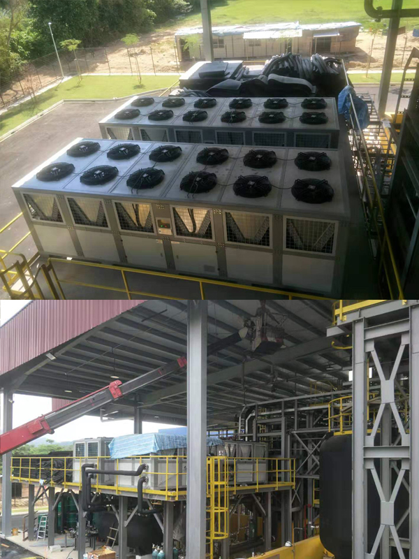 CE Water Cooled Screw Chiller , Carrier Air Cooled Screw Chiller Semi Hermetic