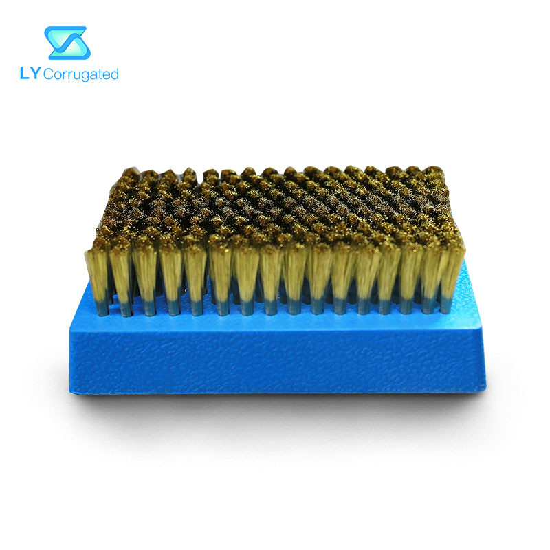16mm Length Flexo Printing Machine Parts , ISO Copper Wire Brush