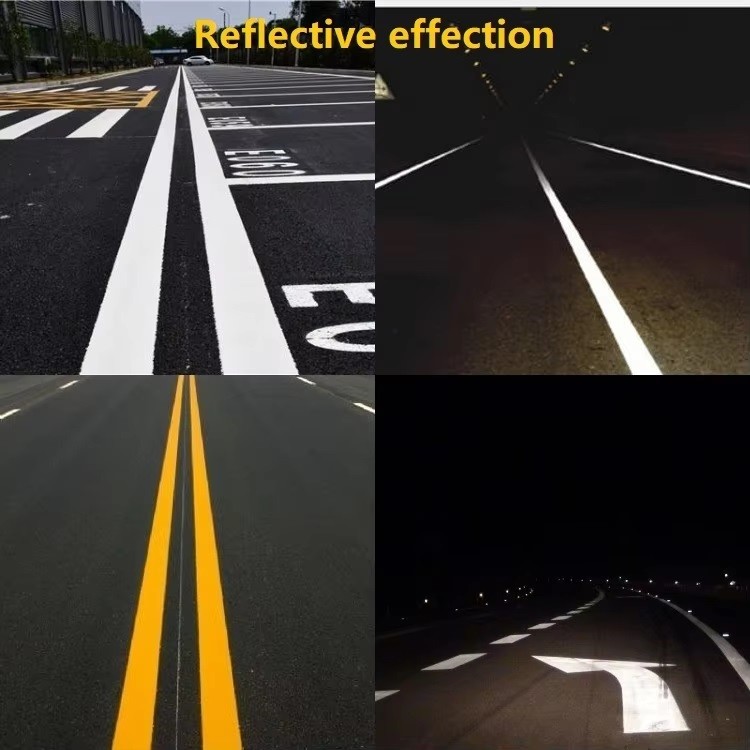 Continuous Reflective Hot Melt Line Marking Paint Traffic Thermoplastic Road Marking Paint