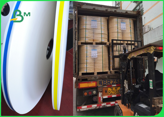 Food Grade 120gsm Straw Middle and Inner Paper Roll 13.5mm 13.7mm 14mm to 600mm