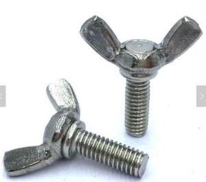 China DIN316 High Strength Flat Head Screw Butterfly Thumb Stainless Steel Regular Wing Nuts Screws wholesale