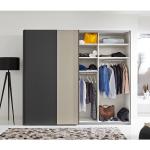 Customized Furniture Bedroom Modern Sliding Door Wardrobes Anti Scratch
