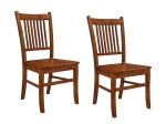 Slat Back Side Wooden Dining Room Chairs Timeless Classic Solid Wood Slat Chair