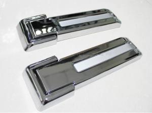 China Rear door Chrome accessories Spare tire rack hinge cover For Jeep Wrangler JK 2007+ 4x4 auto accessoires wholesale