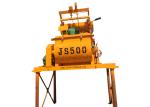 Double Shaft Industrial Concrete Mixer Uganda JS500 For Construction Engineering