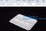 Compostable custom environmental biodegradable trays disposable sugarcane pulp