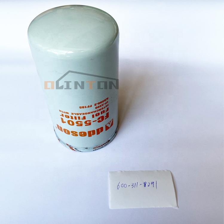 KOMATSU Fuel Filter 600-311-8291 Excavator Spare Parts OEM Support from KOMATSU