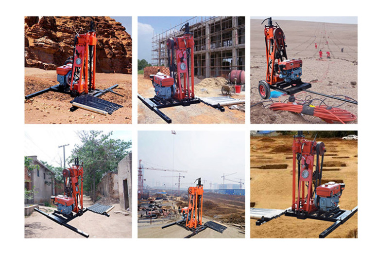 42mm Dia 5.7kw Soil Small Borehole Drilling Machine