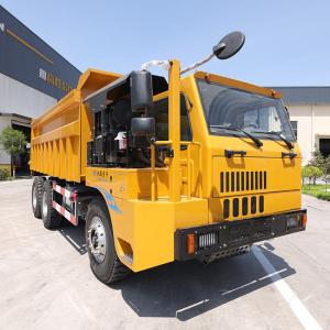 China Fuel Efficient 6x4 Diesel Underground Mining Truck 35 Tons Mine Dumper Truck wholesale
