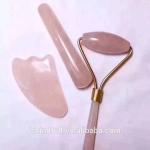 Pink Blood Circulation Jade Stone Rollers 145mm Length
