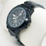 Custom Logo Fashion Business Three-Eye Chronograph Men′s Watch Quartz Movement