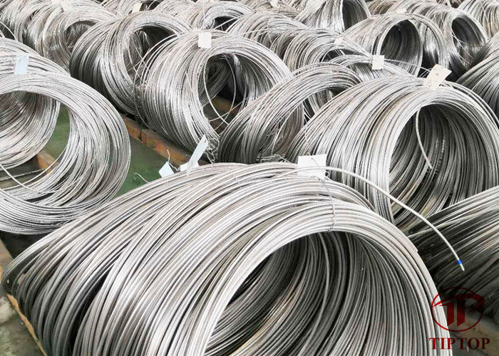 1" OD ASTM B704 Welded SS Stainless Steel Coiled Tubing