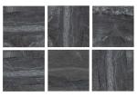 36 " X 36 " Stone Look Wall Tiles , Black Stone Look Floor Tile Hotel Building