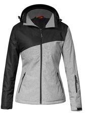 China Relaxed Fit Womens Padded Ski Jacket With Detachable Hood Wind Proof wholesale