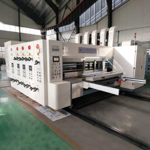 China corrugated carton box lead adge feeding die cutter slotter printing machine wholesale