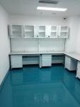 College Steel Chemistry Lab Furniture / Laboratory Workbench With Reagent