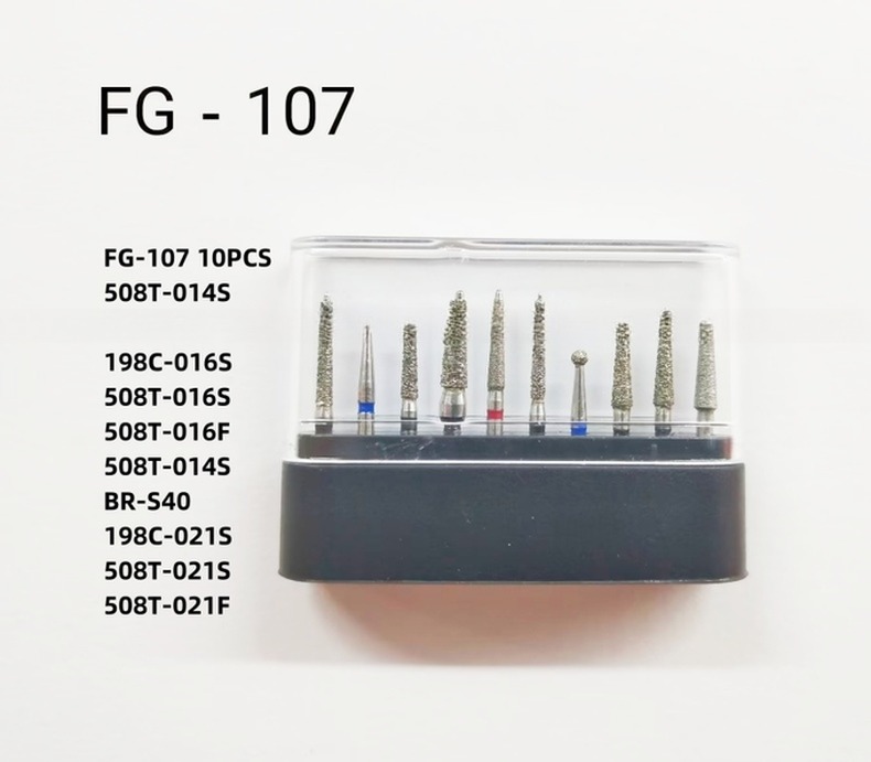 FG High Speed Polishing Rotary Bur Surgical Stainess Steel Dental Diamond Burs
