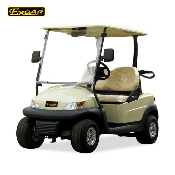 72V AC Motor 2 Seater Electric Golf Car 48v Trojan Battery Has CE certificate