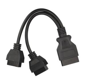 China ELM327 2 In 1 Converted Cable OBD2 Extension Cable wholesale