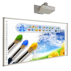 China 84 Inch Infrared Interactive Whiteboard Wall mounted for teaching wholesale