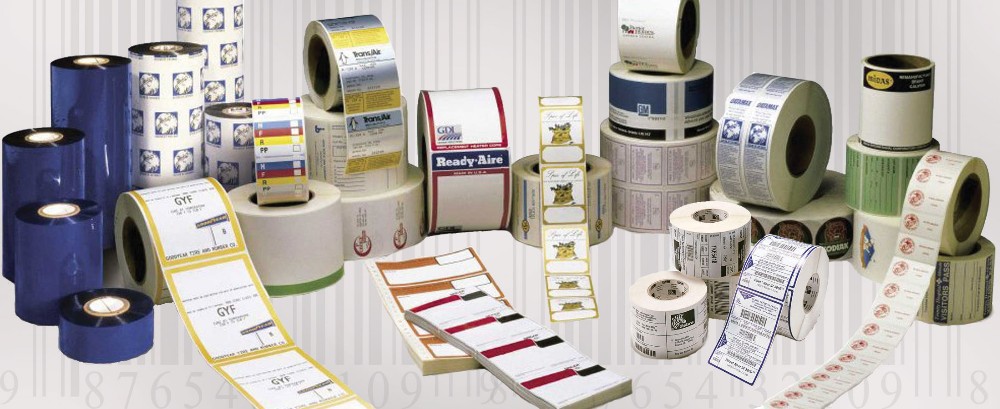 Hot Stamping Silk Screen Custom Barcode Labels In Roll Or In Sheet