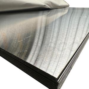 China AISI 201 Inox Metal Plate No.4 4N #4 Satin Finished Stainless Steel Sheet wholesale