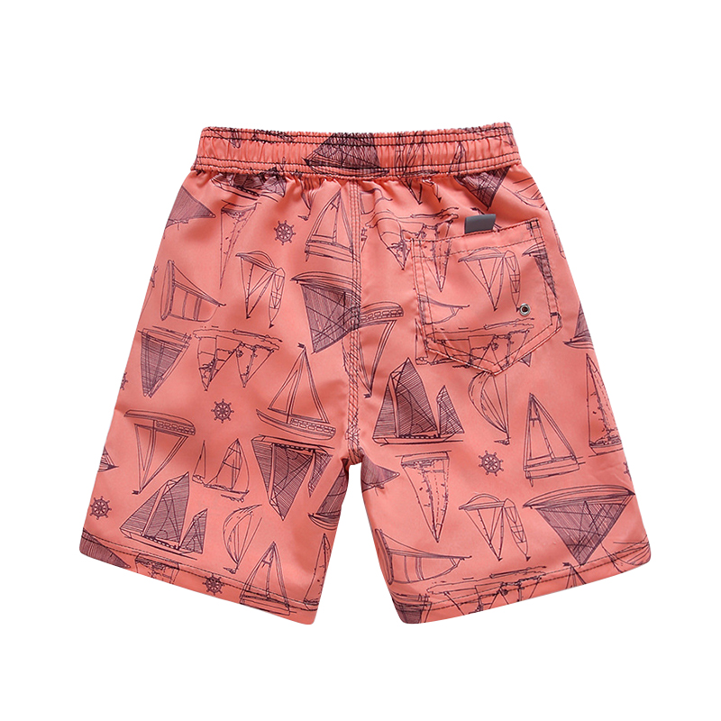 Oem Factory Manufacturer Custom Logo Quick Dry Drawstring Child Beach Surf Shorts