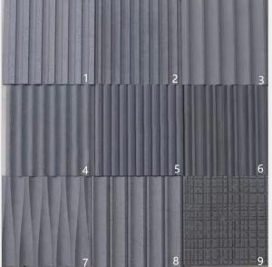 China 3D Slotted Decorative Fiber Cement Facade for Heat-Resistant Material wholesale