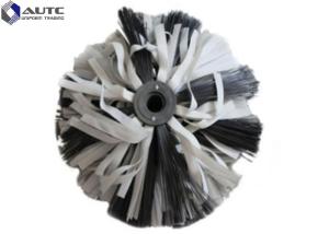 China Truck Guardrail Cleaning Brush , Fence Cleaning Brush Highway Gray White wholesale