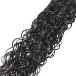 Natural Black Water Wave Remy Human Hair Bundles Sew In Weave Bundles Brazilian