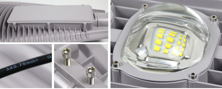 50W LED Road Street Light Industrial Lamp Outdoor Garden Yard Street Lights AC85-265V