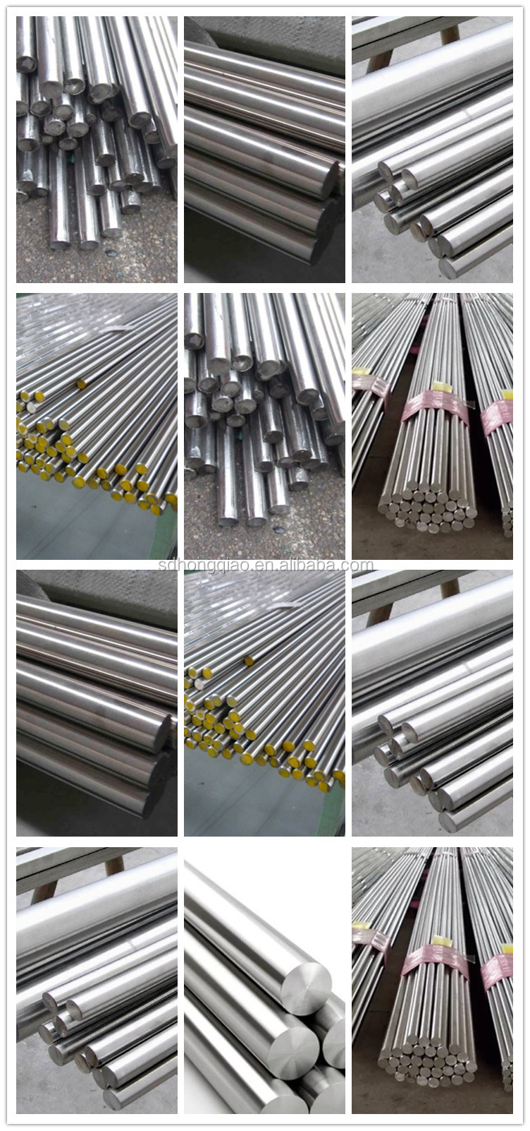 ASTM AISI SS round bar bright surface 201 304 316 316L 310S 2205 2507 stainless steel rod/square bar