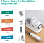 Sustainable Pet Grooming Kit Vacuum Cleaner with Silent Operation and Dust Bag