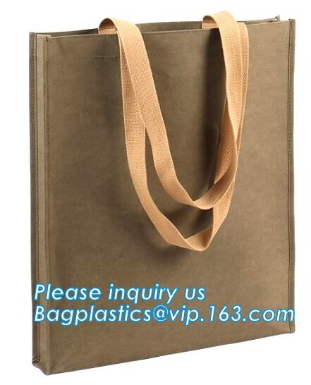 Dupont Tyvek PU coated shopping bag PU coated Tyvek bag PU coated tyvek eco bag,Tote Bag Cotton With Logo Printing Tyvek