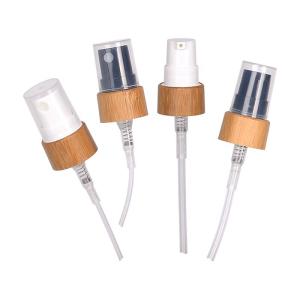 China Bamboo Cosmetic Bottle Spray Pump Astringent Perfume 18mm Fine Mist Spray wholesale