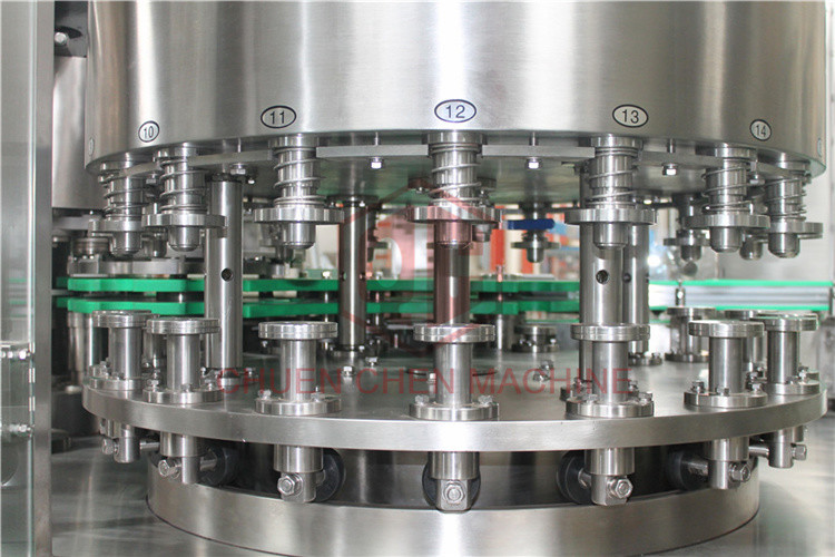 Volumetric Bottle Vial Filling Aluminum Canning Equipment With Bottle Washing