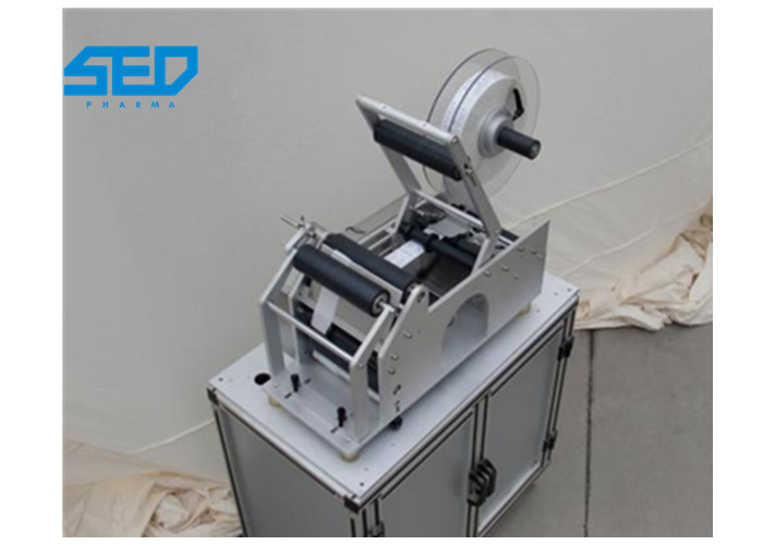 SED-BT One Label Semi Automatic Bottle Label Applicator High Precision For Round Bottles