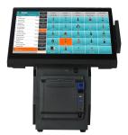 2GB RAM Supermarket Milk Tea Catering Ordering Machine Touch Pos Cashier Machine