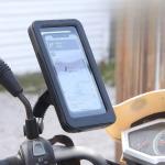 Waterproof Motorcycle Bike Mobile Phone Holder Support Universal Bicycle GPS 360