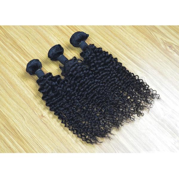 Peruvian Straight Human Remy Hair Weave Bundles Shedding Free Natural Color