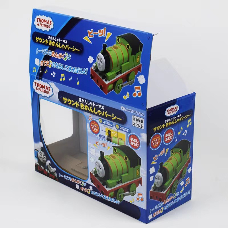 Customizable Children's Toy Folding Corrugated Paper Packaging Box Recycled Kraft Paper Transparent Window