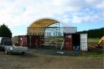8m wide,Shipping Container Shelter,container tent,Fabric structures