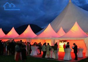 China Tear Resistant Aluminium Pagoda Tent Wedding Party Marquee With Sides Excellent Tents wholesale