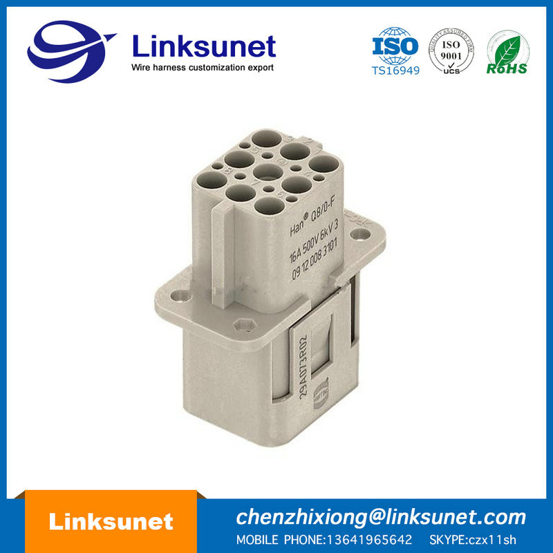 Two Modula Industrial Wire Harness Crimping Harting Industrial Connectors